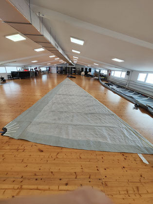 2018 OneSails Jib – Vantage One, Grey, Racing with Hanks – Second‑Hand