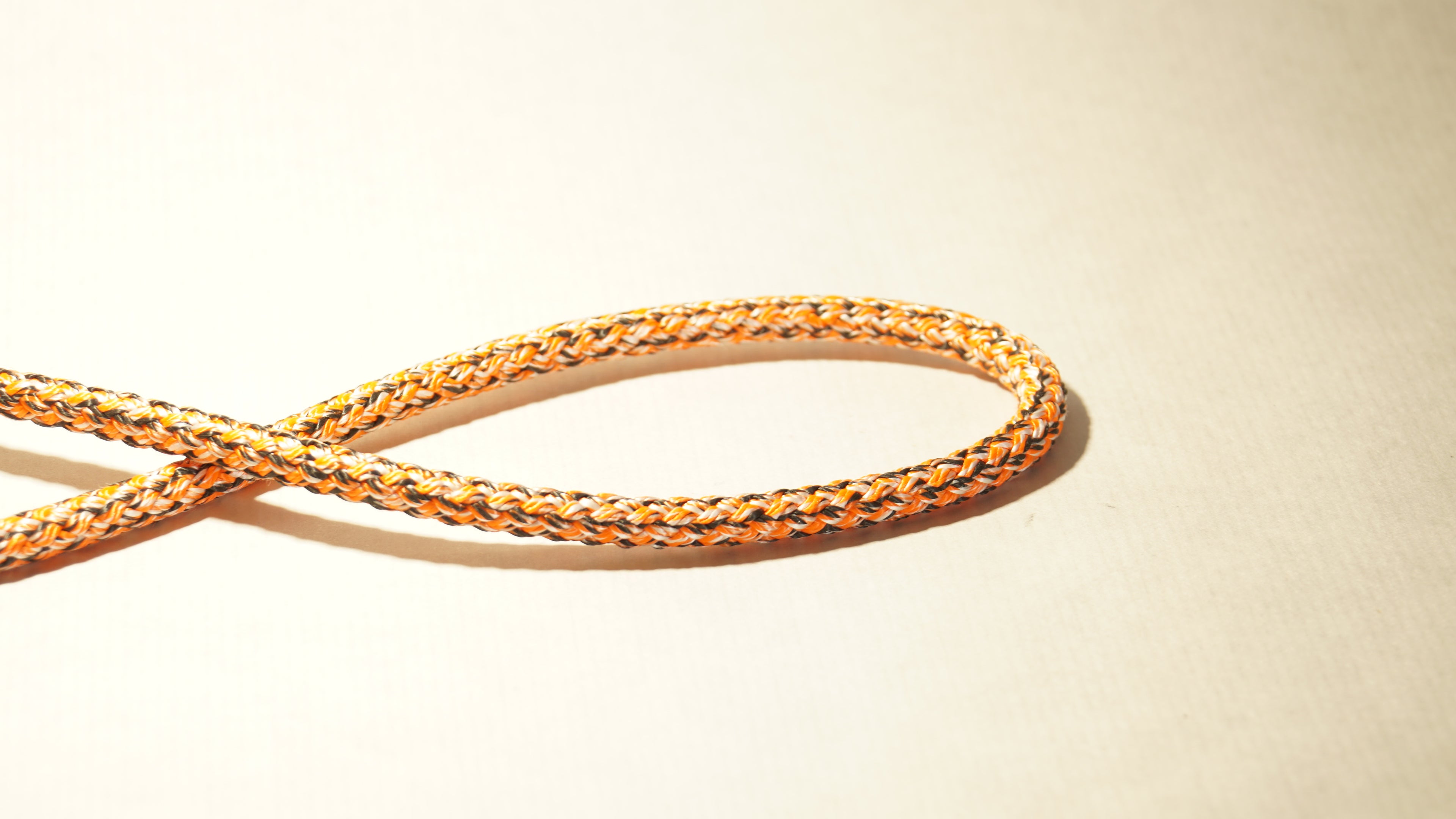 Rope: 7mm Kumba 7 Black/Orange (main/jibsheet) - 51M Rope - VAT INC